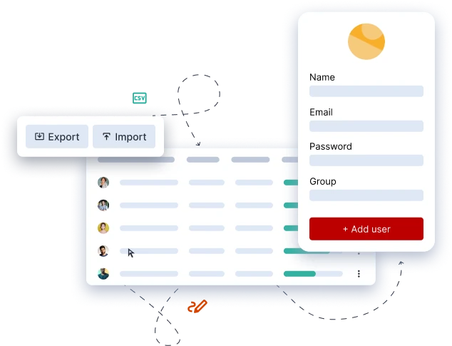 User management feature